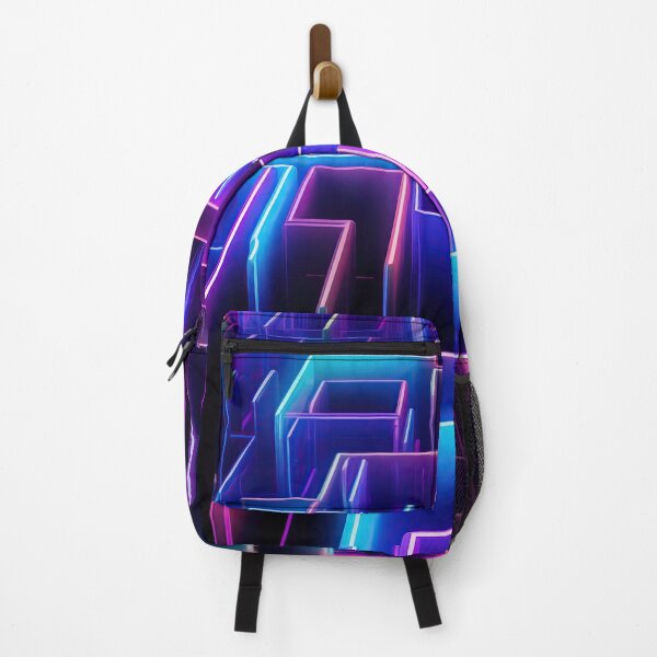 Item preview, Neon Labyrinth - Electric Maze Abstract designed and sold by Twisted Kids.