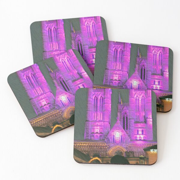 Item preview, All Lit Up For Christmas - Lincoln Cathedral designed and sold by Beverley Barrett.
