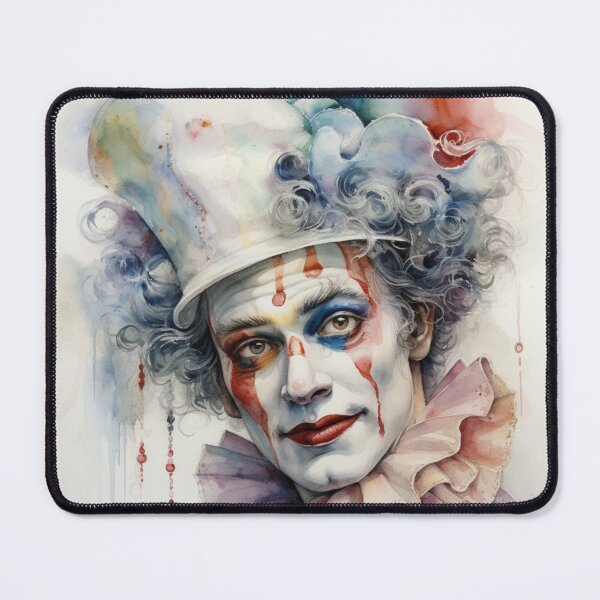 Item preview, Vintage Clown Aquarelle Style designed and sold by whitecat23.