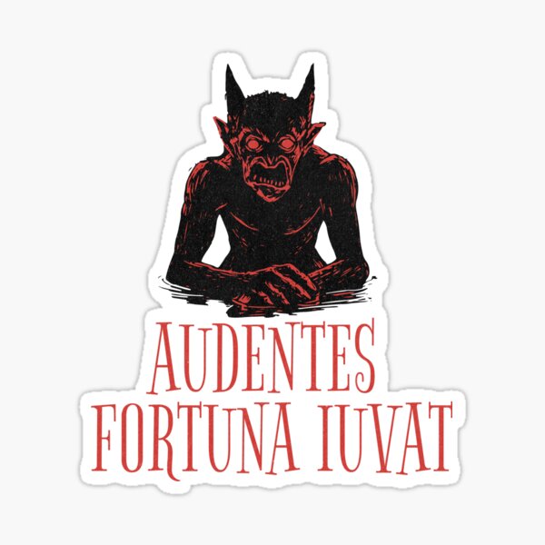 Vista previa del artículo con la obra «Fortune favors the bold - Audentes fortuna iuvat», diseñado y vendido por HYPeR-NaTUrE.