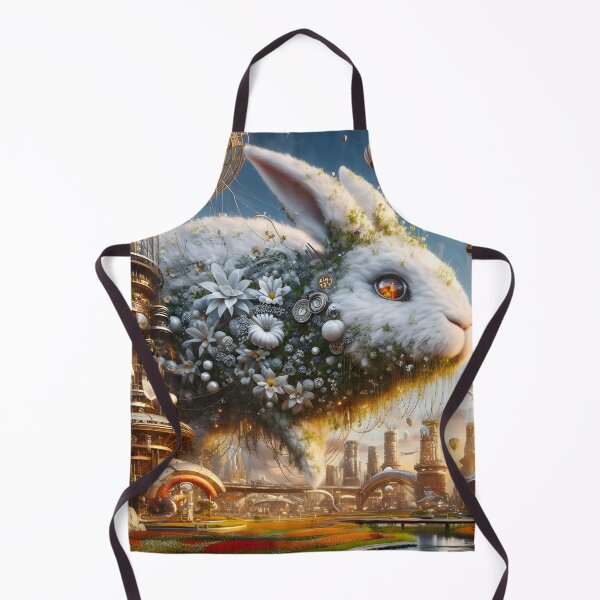 Item preview, White flower Rabbit in Fantasy Land designed and sold by PursuitPixels.