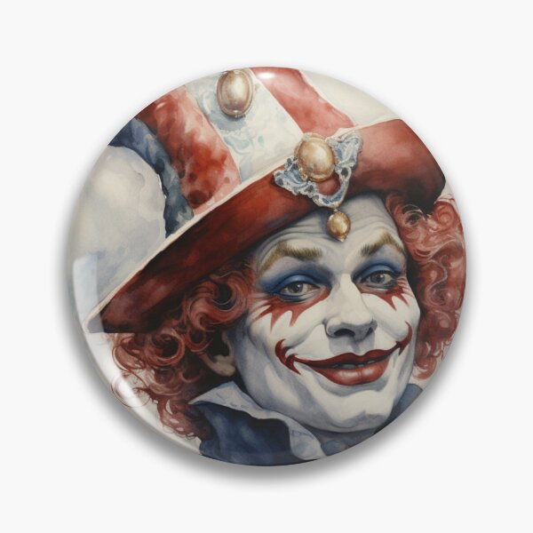Item preview, Vintage Clown Aquarelle Style designed and sold by whitecat23.