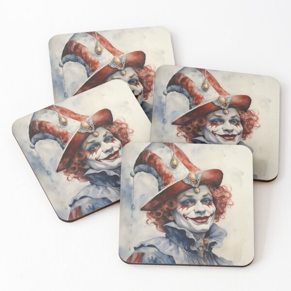 Item preview, Vintage Clown Aquarelle Style designed and sold by whitecat23.