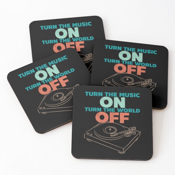 Item preview, Turn the Music On, Turn the World Off designed and sold by CJansuebsri.