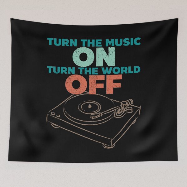 Item preview, Turn the Music On, Turn the World Off designed and sold by CJansuebsri.