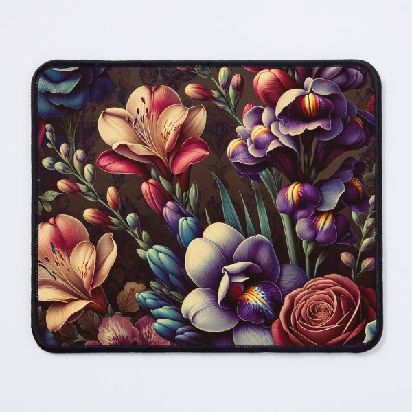 Item preview, Vintage Charm: Freesia and Snapdragons designed and sold by floraldesigns-v.