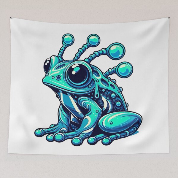Item preview, The Blue Frog's Tale designed and sold by autrouvetout.