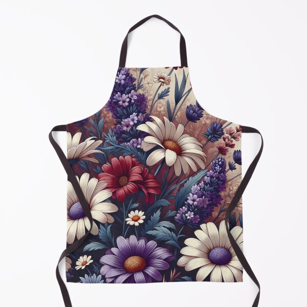Item preview, Retro Delight: Daisies and Lavender designed and sold by floraldesigns-v.