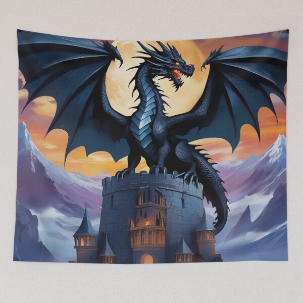 Item preview, The Obsidian Guardian- Sitting atop the Castle designed and sold by ccl2023.
