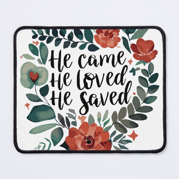 Item preview, Floral Grace His Saving Love Spiritually Uplifting Faith And Salvation designed and sold by thespecialtyhub.