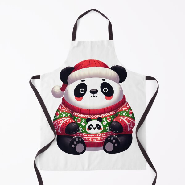 Item preview, cute panda in ugly xmas sweater designed and sold by ffkj09.