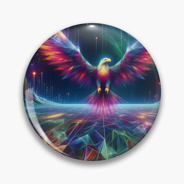 Item preview, Cosmic Neon Eagle Emergence designed and sold by Nick Seidel.