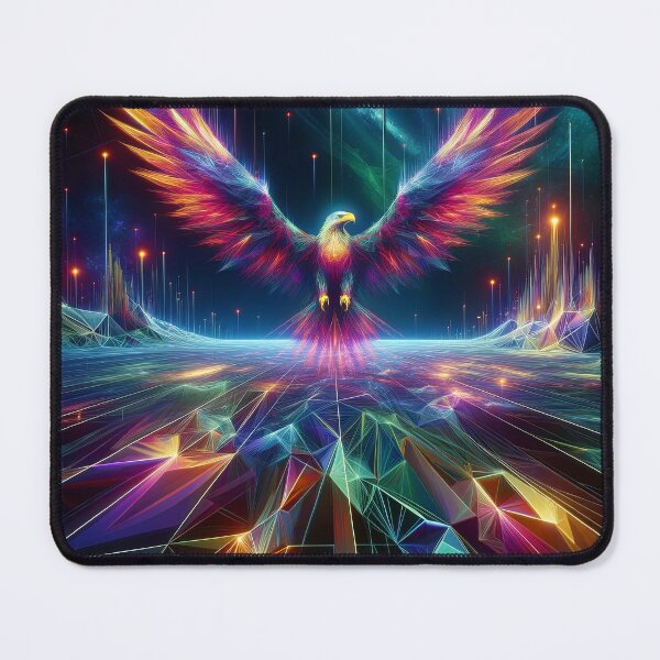 Item preview, Cosmic Neon Eagle Emergence designed and sold by Nick Seidel.