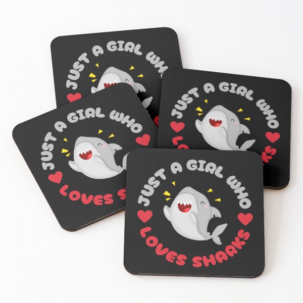 Item preview, Just A Girl Who Loves Sharks | Gifts For Shark Lovers designed and sold by AgataMaria.