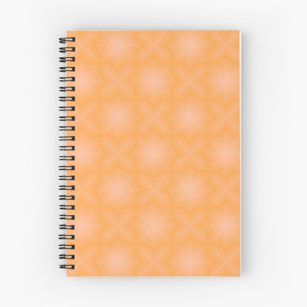 Item preview, Peach Fuzz Blazing Orange Abstract Star Pattern designed and sold by PatternSalad.