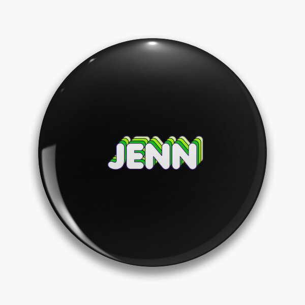 Item preview, Green Layers Jenn Name Label (Black) designed and sold by NormadWorld.