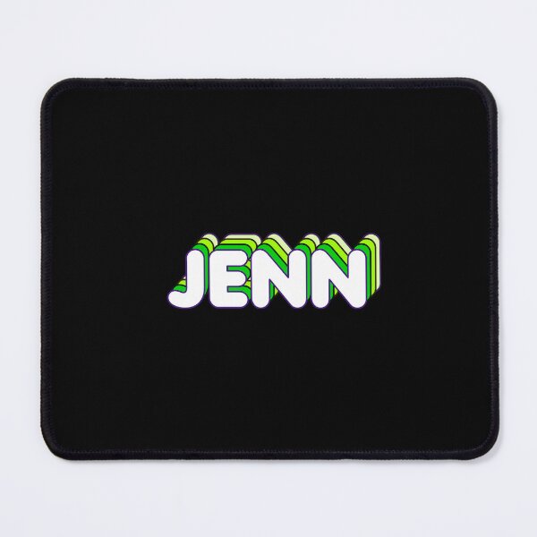 Item preview, Green Layers Jenn Name Label (Black) designed and sold by NormadWorld.