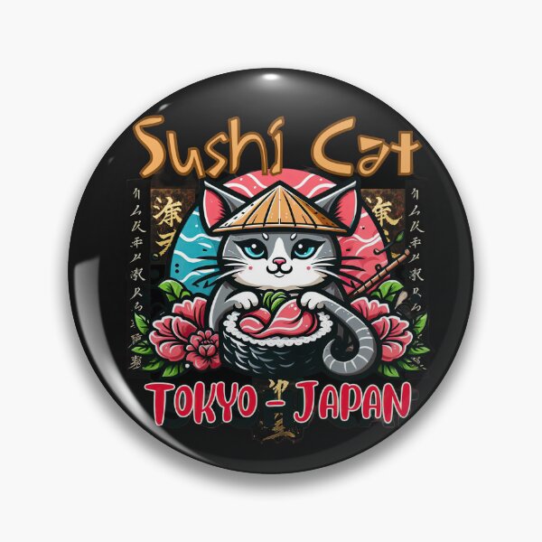 Item preview, Sushi Cat 2 of a collection of 3 (First Original Design) designed and sold by 3 CITIES.