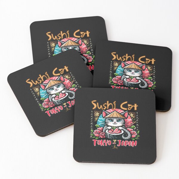 Item preview, Sushi Cat 2 of a collection of 3 (First Original Design) designed and sold by 3 CITIES.
