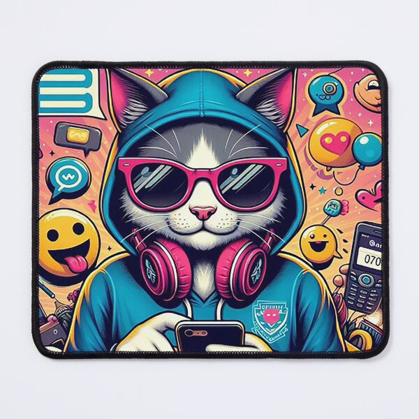 Item preview, The Hilarious Cat Texting Saga" designed and sold by autrouvetout.