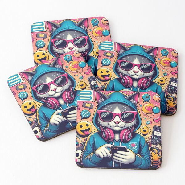 Item preview, The Hilarious Cat Texting Saga" designed and sold by autrouvetout.