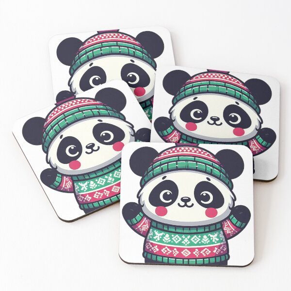 Item preview, cute panda in ugly xmas sweater designed and sold by ffkj09.