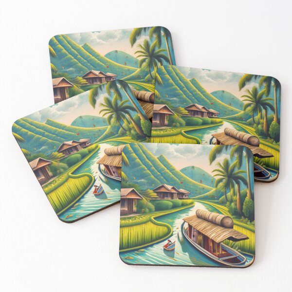 Item preview, The backwaters of Kerala designed and sold by ArtsDestination.