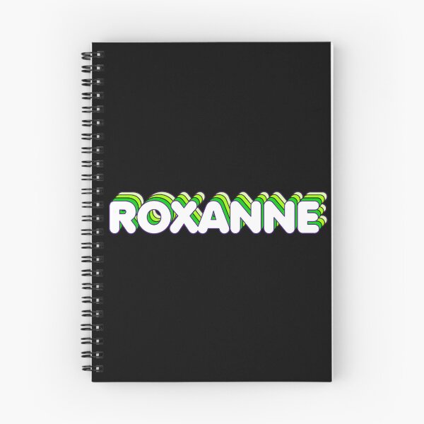 Item preview, Green Layers Roxanne Name Label (Black) designed and sold by NormadWorld.