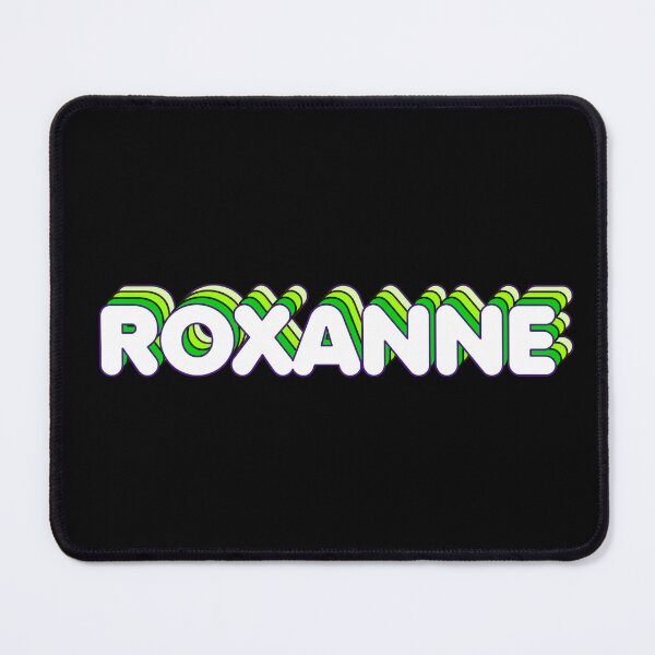 Item preview, Green Layers Roxanne Name Label (Black) designed and sold by NormadWorld.