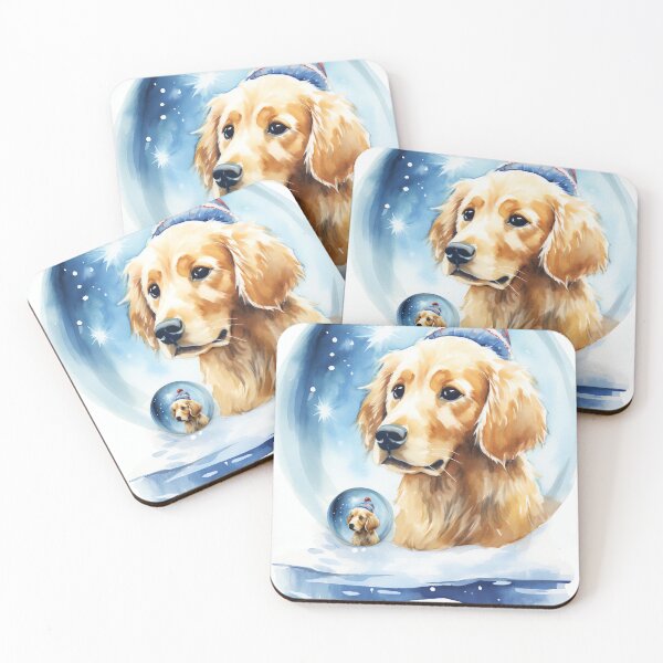 Item preview, Winter PupDeer Scene designed and sold by cute-animals99.