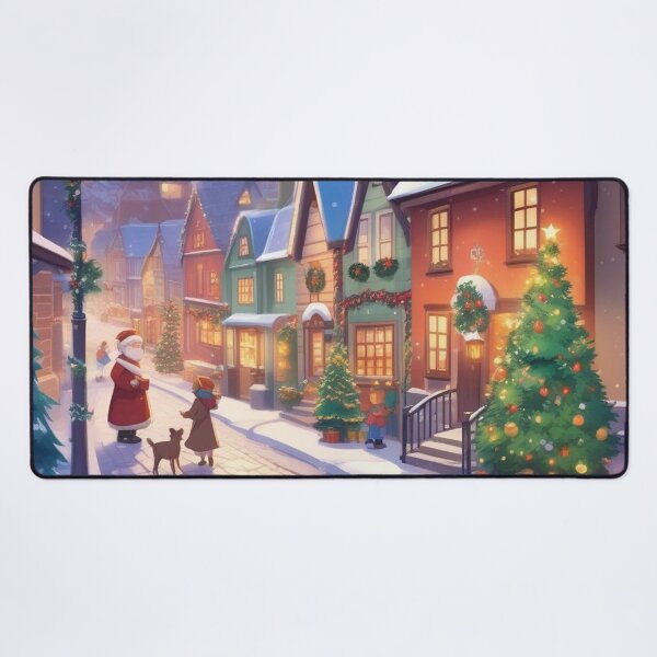 Item preview, Frosty Elegance: A Snowy Evening in the Heartwarming Town designed and sold by ccl2023.