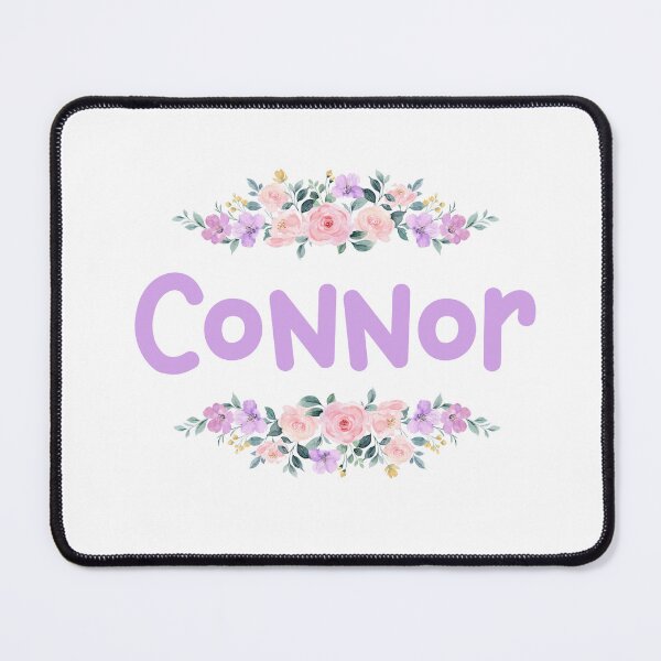 Item preview, Purple Flower Connor Name Label designed and sold by NormadWorld.