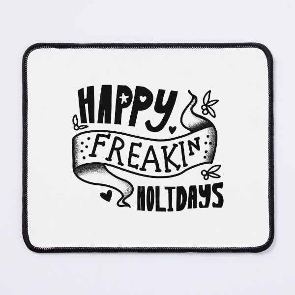 Item preview, Flash Tattoo boho Happy FREAKIN Holidays designed and sold by jazzydevil.