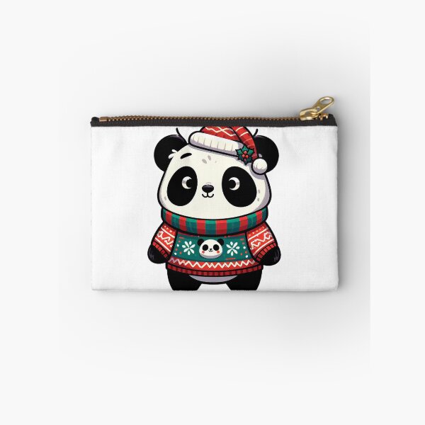 Item preview, cute panda in ugly xmas sweater designed and sold by ffkj09.