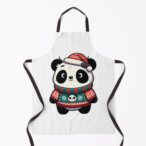 Item preview, cute panda in ugly xmas sweater designed and sold by ffkj09.