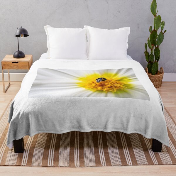 Item preview, Black ladybug on a white dahlia designed and sold by Annika Westgeest.