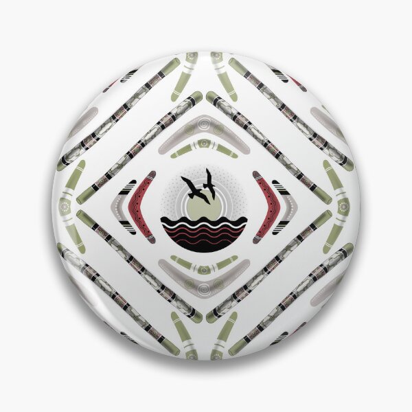 Item preview, Australia day- Boomerangs and Didgeridoos [Ivory] designed and sold by Carina Parry Studios.