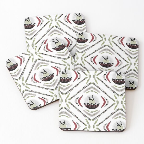 Item preview, Australia day- Boomerangs and Didgeridoos [Ivory] designed and sold by Carina Parry Studios.