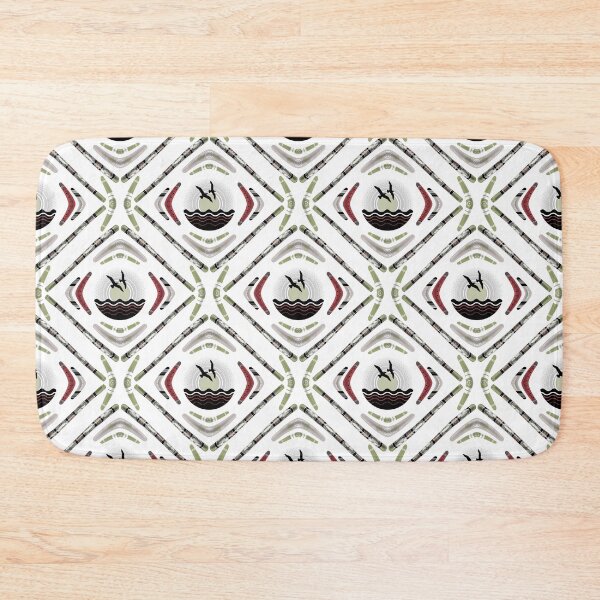 Item preview, Australia day- Boomerangs and Didgeridoos [Ivory] designed and sold by Carina Parry Studios.