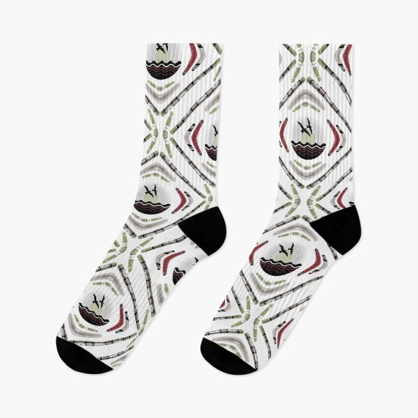 Item preview, Australia day- Boomerangs and Didgeridoos [Ivory] designed and sold by Carina Parry Studios.
