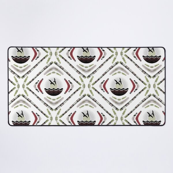 Item preview, Australia day- Boomerangs and Didgeridoos [Ivory] designed and sold by Carina Parry Studios.