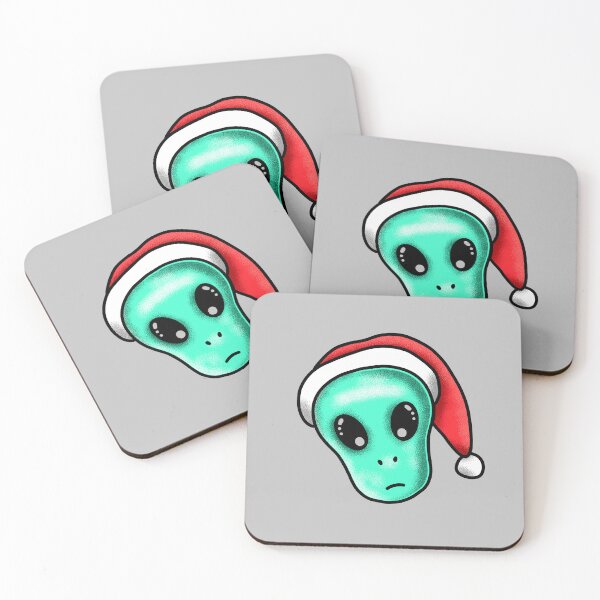 Item preview, Alien in a Santa hat designed and sold by jazzydevil.