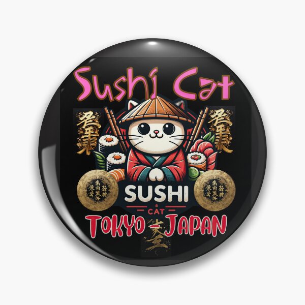 Item preview, Sushi Cat 3 of a collection of 3 (First Original Design) designed and sold by 3 CITIES.