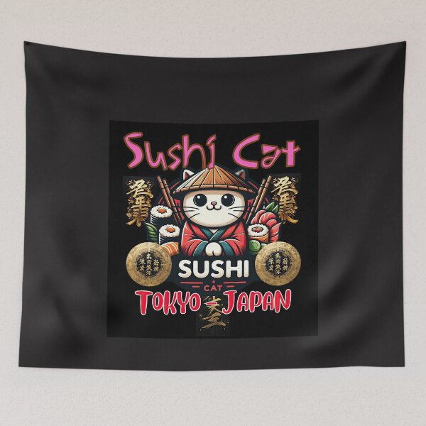 Item preview, Sushi Cat 3 of a collection of 3 (First Original Design) designed and sold by 3 CITIES.