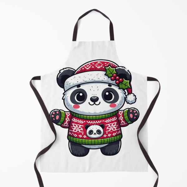 Item preview, cute panda in ugly xmas sweater designed and sold by ffkj09.