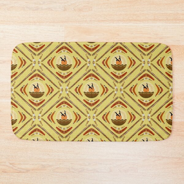 Item preview, Australia Day - Boomerangs and Didgeridoos [Golden] designed and sold by Carina Parry Studios.