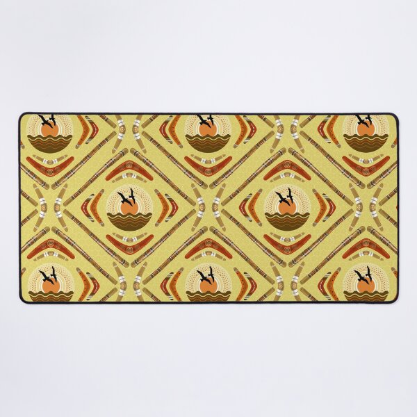 Item preview, Australia Day - Boomerangs and Didgeridoos [Golden] designed and sold by Carina Parry Studios.