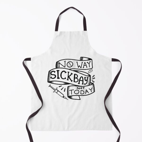 Item preview, Flash Tattoo style No Way Sick Bay NOT TODAY designed and sold by jazzydevil.