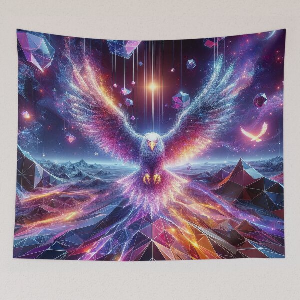 Item preview, Stellar Neon Majesty: Eagle's Flight designed and sold by Nick Seidel.