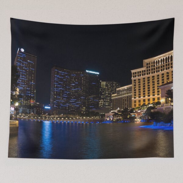 Item preview, Las Vegas Bellagio and Cosmopolitan after the Famous Fountain Show designed and sold by Georgia Mizuleva.